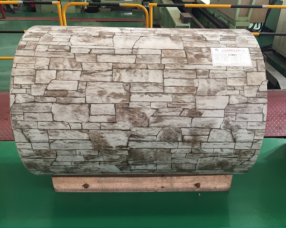 Printed steel coil